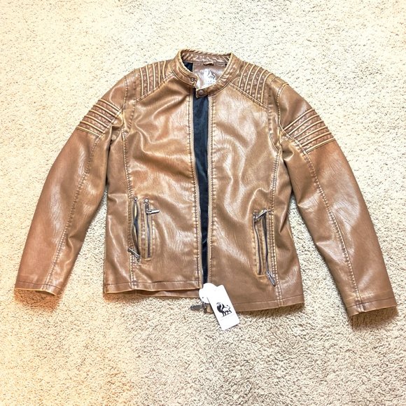 NWT David Outerwear Leather Jacket - Picture 5 of 14